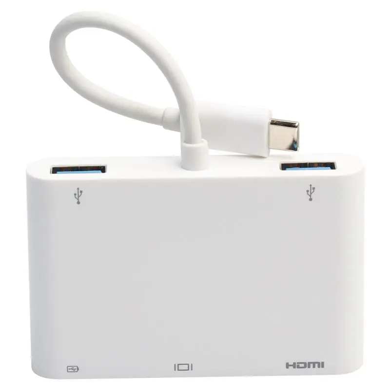 USB3.1 TYPE C к VGA + HDMI USB3.0HUB зарядный многофункциональный адаптер| |