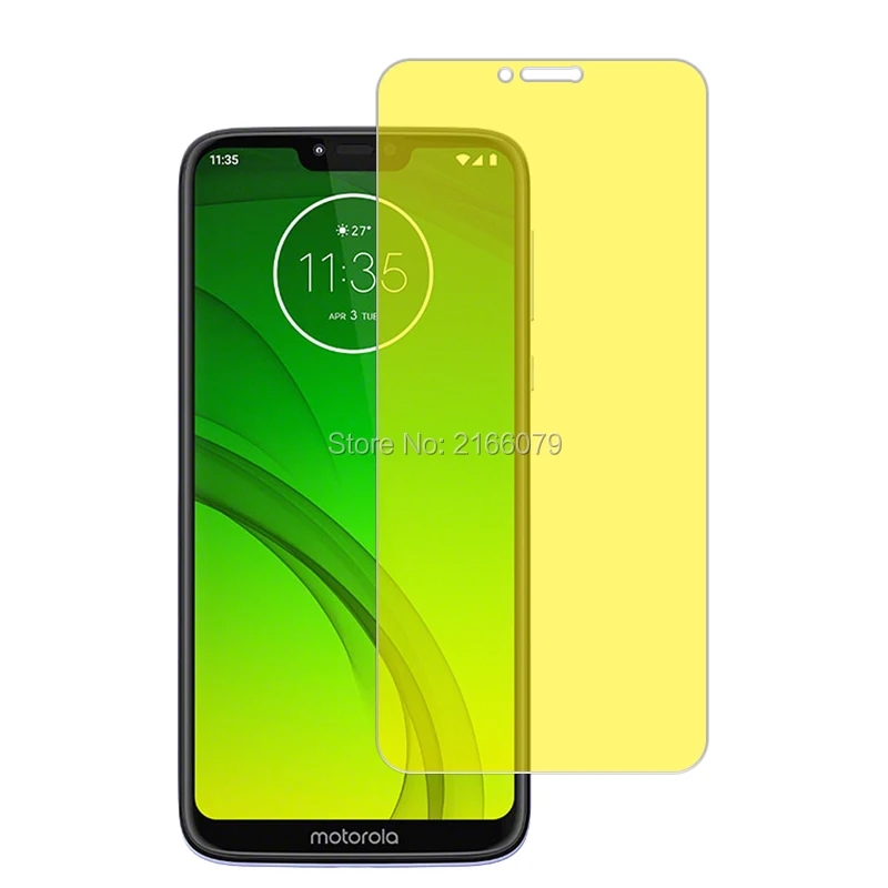Защитная пленка для Motorola Moto G7 Power G7Power мягкая прозрачная передняя защитная из ТПУ 6