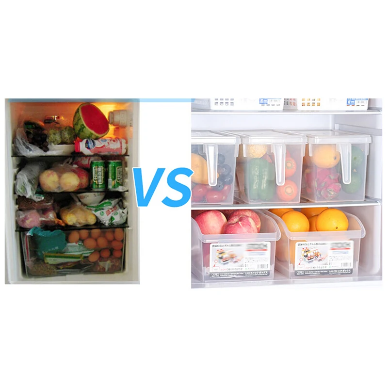 Kitchen Storage Box Sealed Organizer Food Container Refrigerator Boxes Durable | Дом и сад