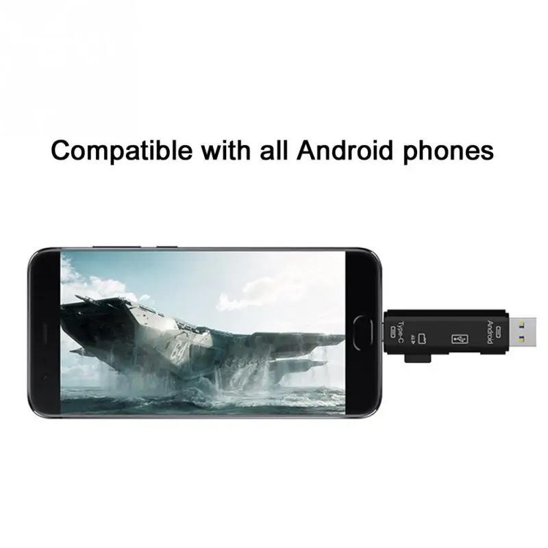 3 в 1 type-c кард-ридер для Android заголовки OTG расширение Micro USB 3,1 кард-ридер