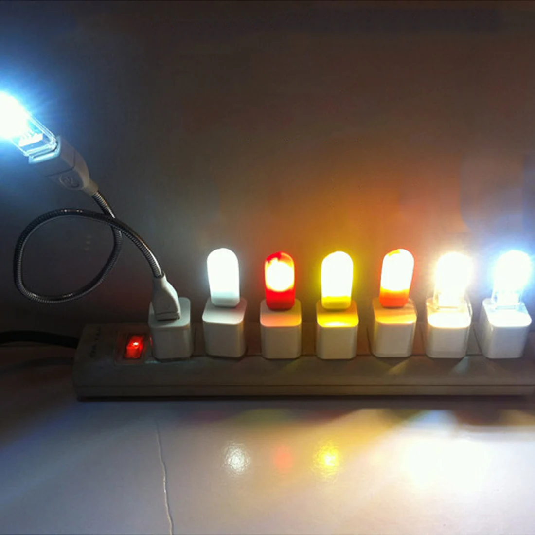 Новый мини USB светодиодный ночное освещение палатки лампа для чтения компьютер