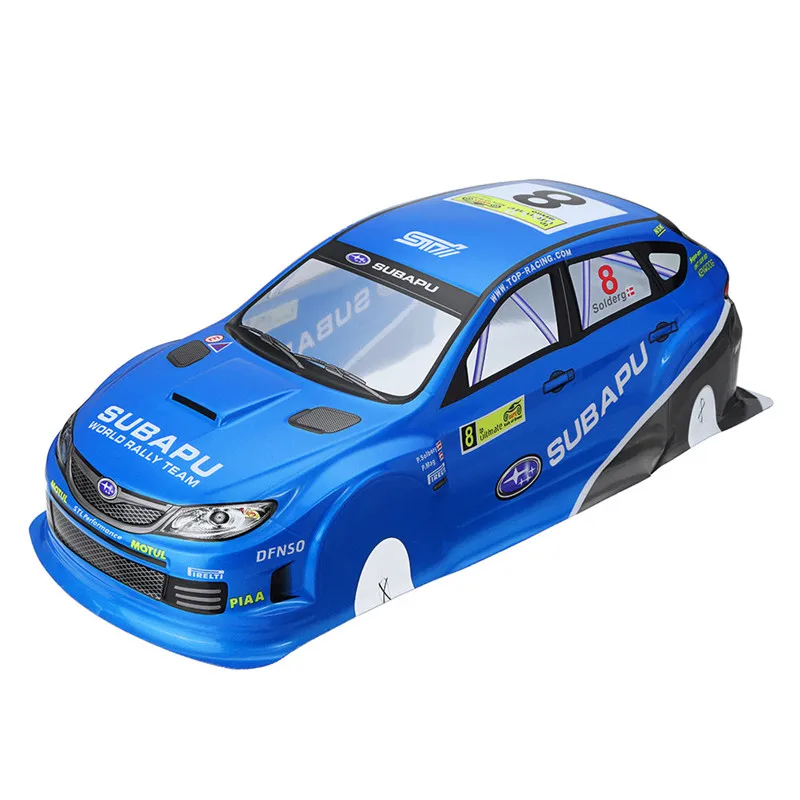 1/10 весы Rc на дороге дрейф кузова автомобиля Окрашенный корпус из ПВХ для Sub &amp aru Sti