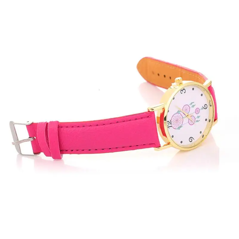 Reloj Mujer 2019 простой алмаз для женщин Аналоговые Кварцевые с кожанным РЕМЕШКОМ