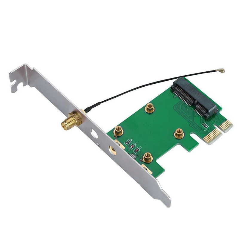 Беспроводная сетевая карта Wifi Mini Pci-E к адаптеру Конвертор карты рабочего стола Gm |