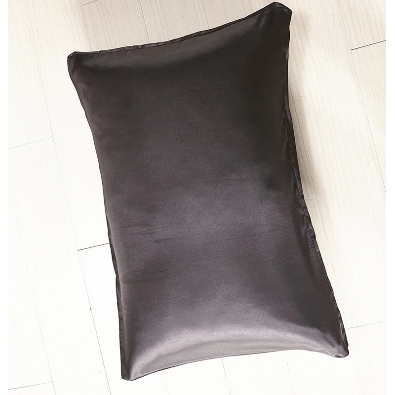 

Luxury Grey Satin Silk Bedding Set Queen King Size Printing Pillowcase Duvet Cover Sets Summer Cool Bedroom Sleeping Bedline40