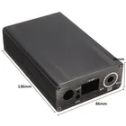 Высококачественный Цифровой паяльник T12, алюминиевый чехол с черным корпусом и выключателем питания 136x86x36 мм