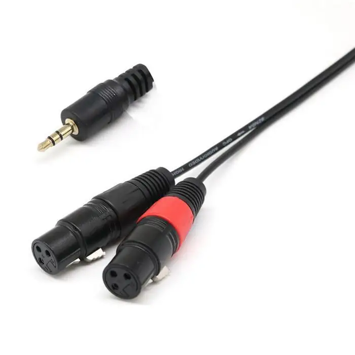 2 Pin XLR для женщин 3 5 мм TRS мужской стильный дизайн с отличительным видом. Штекер
