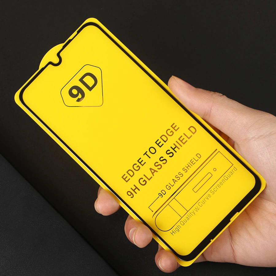 KLOVRRD 9D Full Glue Cover Tempered Glass For Huawei P Smart (2019) Screen Protector Protective Film | Мобильные телефоны и
