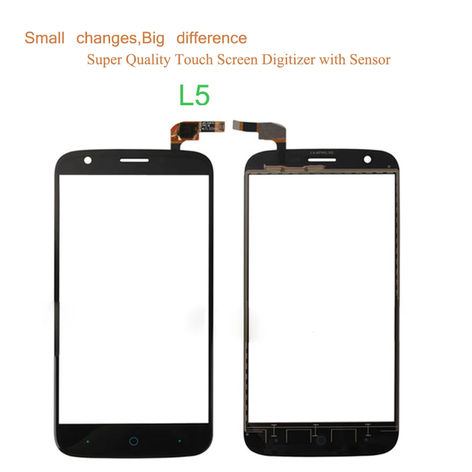10 шт./лот сенсорный экран дигитайзер для ZTE Blade L5 Plus L5Plus Сенсорная панель Сенсорный