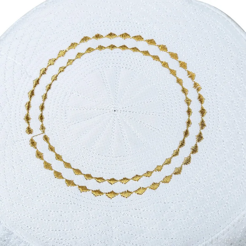 Мужские регулируемые шляпы Kippah египетские Kufi Topi вышитые кепки Koofi пакистанские