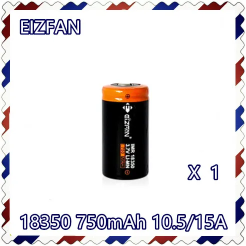 EIZFAN IMR 18350 750mAh 15A перезаряжаемая батарея EFAN для Vaporesso Joyetech ESPION Eleaf iStick Pico Ehpro Prime Vape Mok