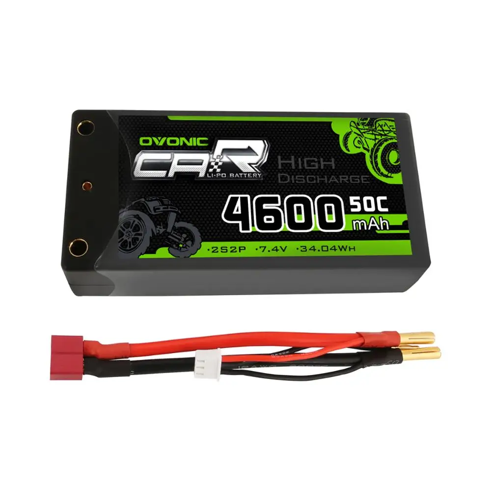 Автомобильные аккумуляторы OVONIC 2 упаковки 6200 мА/ч 5200 5000 4600 Lipo S 7 4 В с разъемом Deans