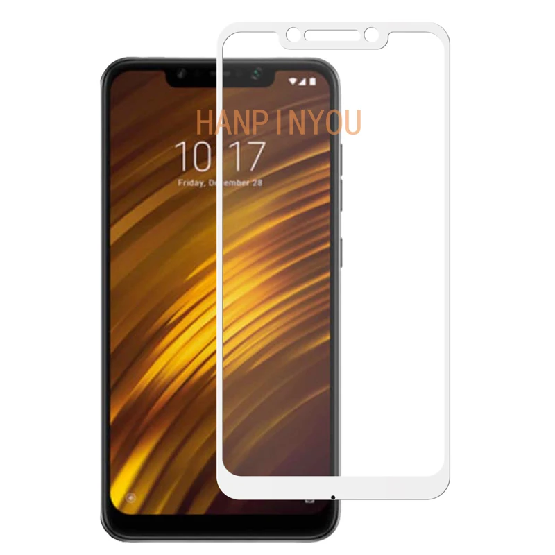 10 шт./лот для Xiaomi Pocophone F1 / Poco 6 18 дюйма 9D полное клеевое Покрытие Закаленное стекло