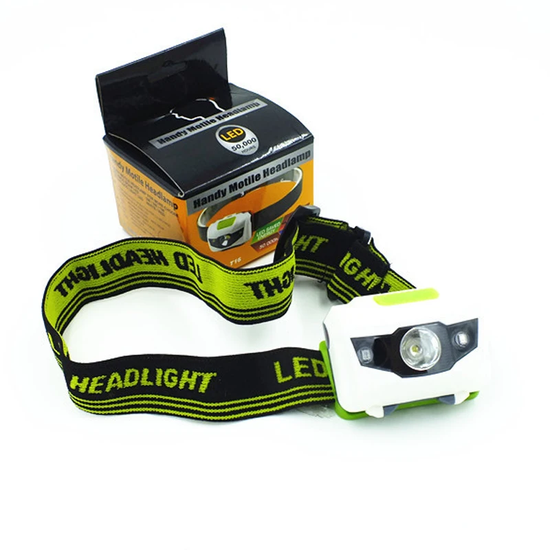

Mini Headlamp 4 Mode Lightweight Waterproof LED Head Light Camping Head Lamp Travel Hike Headlight AAA Battery