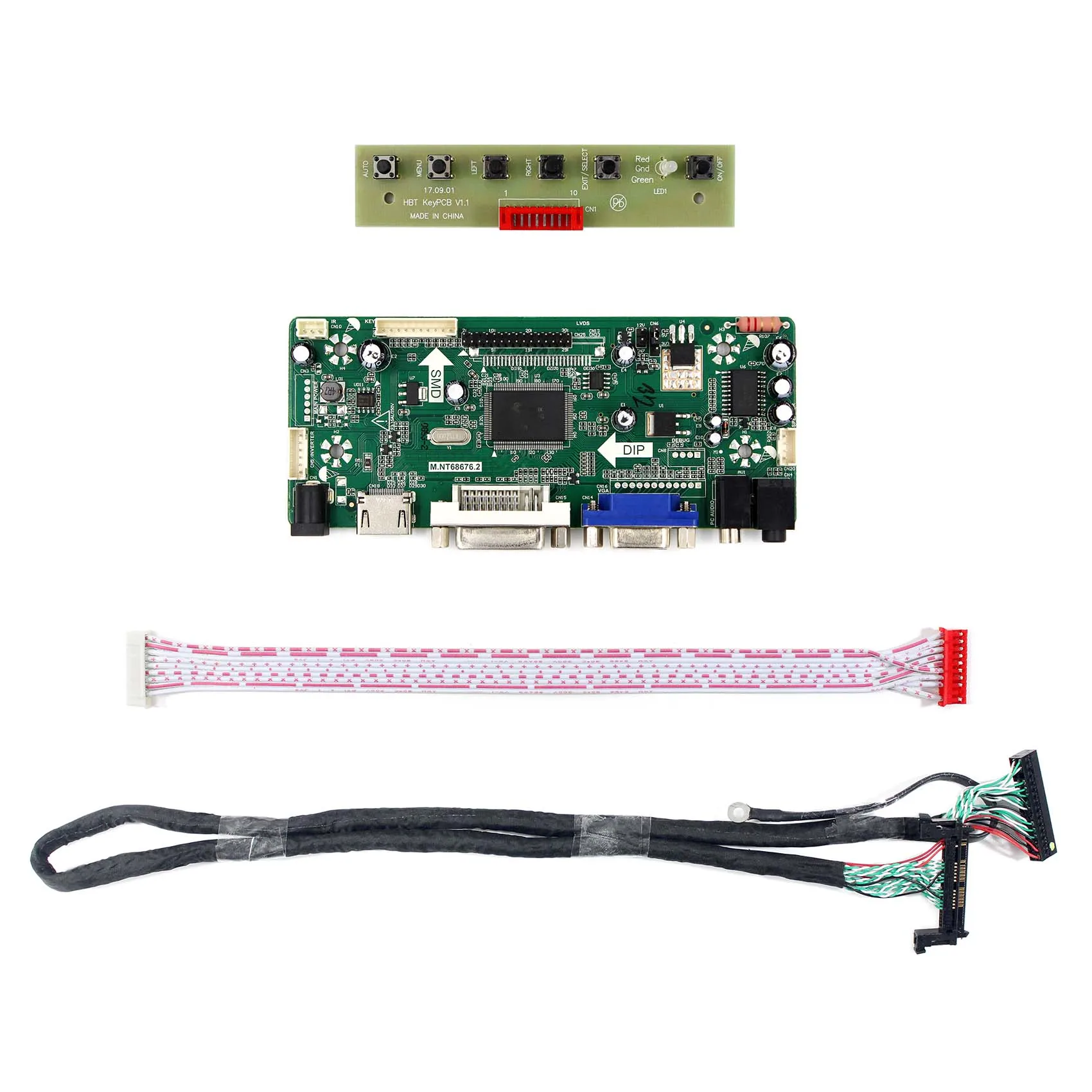 Аудио ЖК-плата HD MI DVI VGA работает с интерфейсом LVDS ЖК-экран 42 дюйма 1920x1080 LC420EUN |