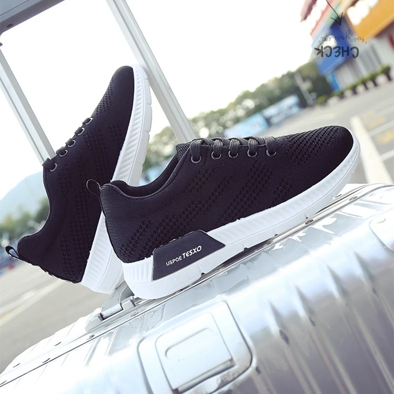 Vulcanize Shoes Women Running New Lightweight All-match Sneaker Womens Deodorant Breathable Non-slip Damping Flat Soft Ladies | Обувь