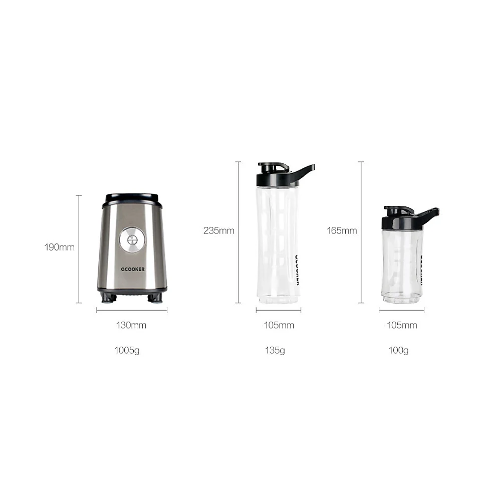 Xiaomi Ocooker Мобильная соковыжималка для фруктов и овощей кухонная машина точечный