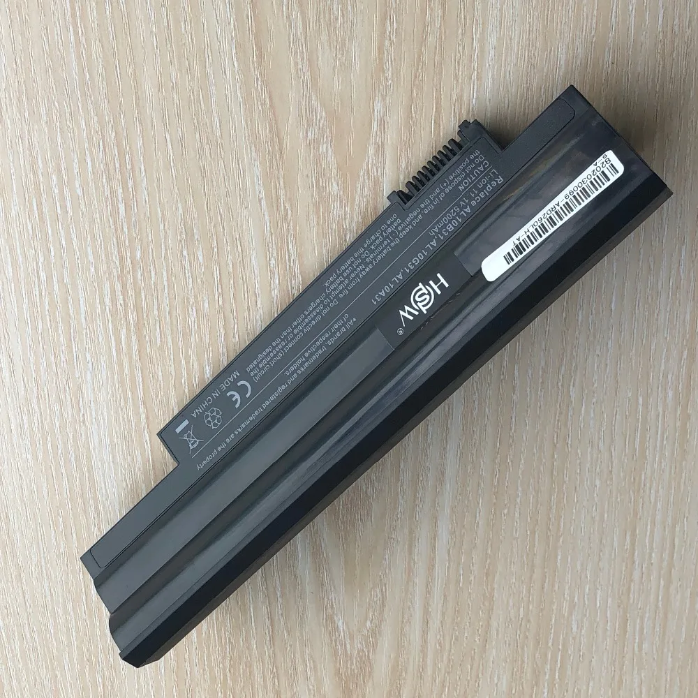 HSW 6 Батарея для ноутбука Acer AL10B31 AL10G31 D270 D260 AOD255 AOD260 522 D255 722 D255E D257 D257E E100 AL10A31