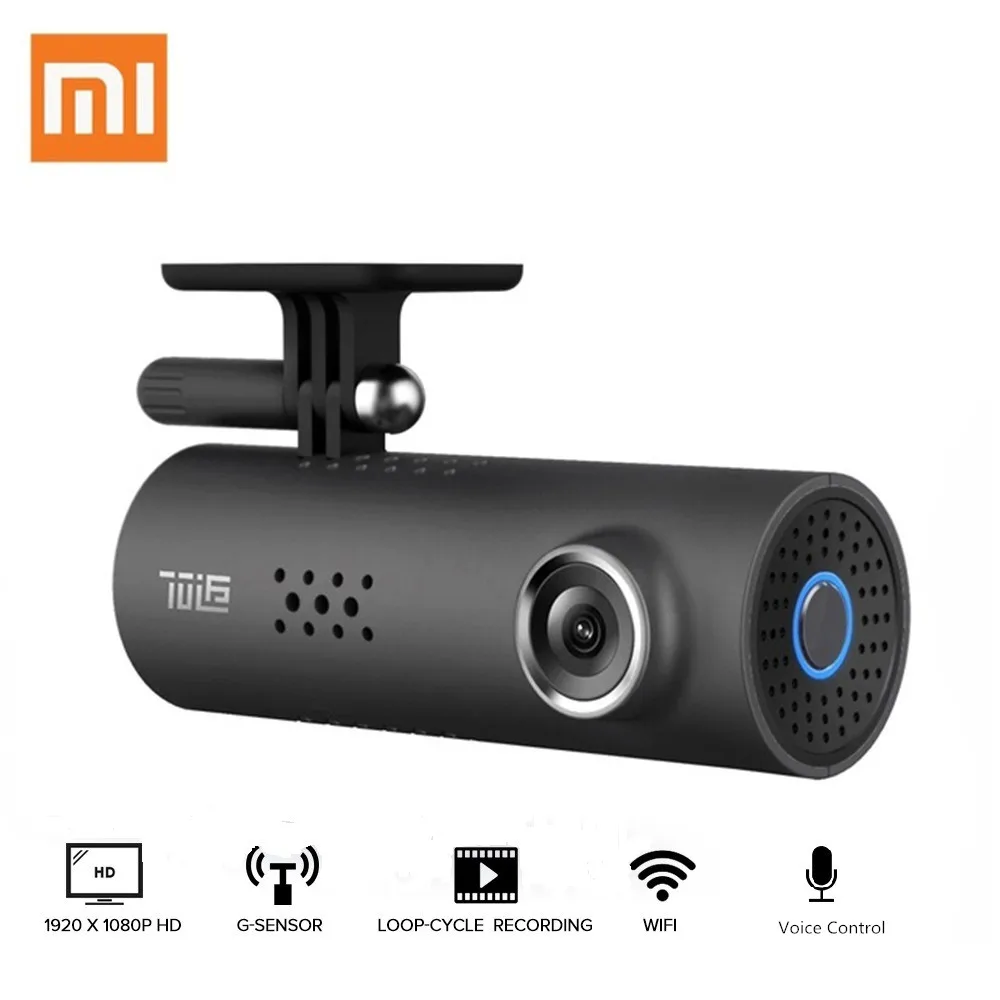 Xiaomi 70mai Smart car dvr WiFi 130 градусов Беспроводная Dash Cam 1080P Full HD ночная версия g сенсор
