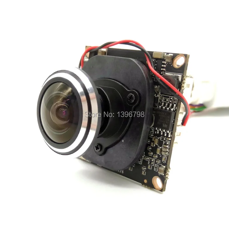2MP H.264/H.265 IP камера модуль 1080P Мини CCTV 360 градусов широкоугольный Рыбий глаз
