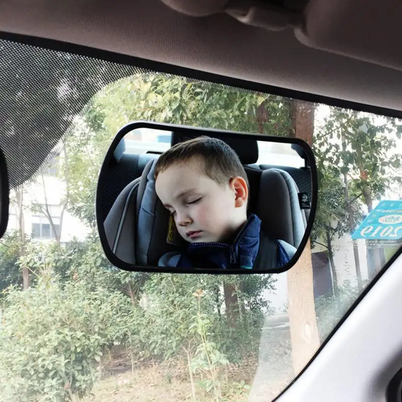 Универсальное автомобильное двойное зеркало заднего вида для детей