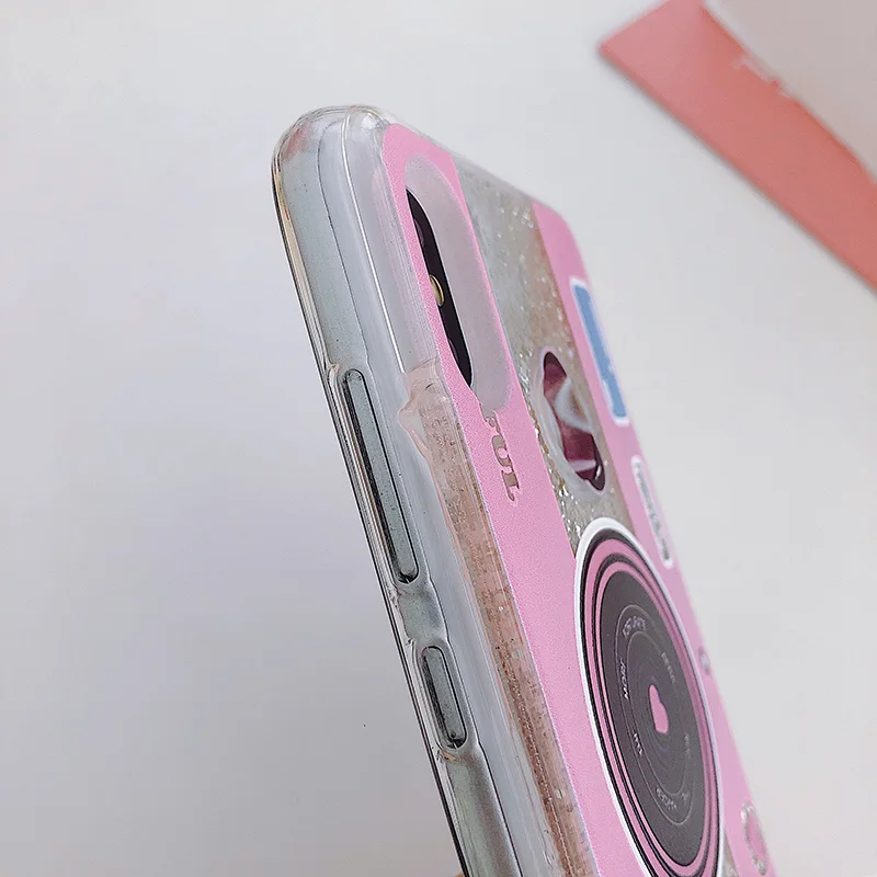 Блестящий чехол для Pocophone F1 мягкий камеры XiaoMi Mi 8 5X 6X Mix 2 2S Max3 redmi Note 5 динамический
