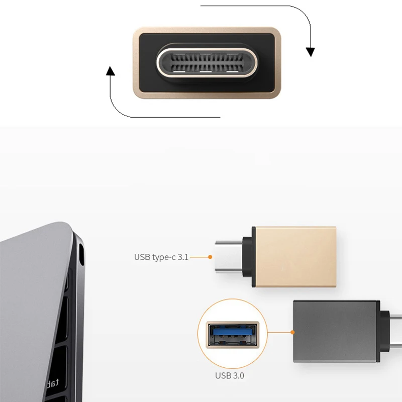 Адаптер USB 3 0 для C типа с портом Type к адаптеру OTG конвертер зарядки и синхронизации