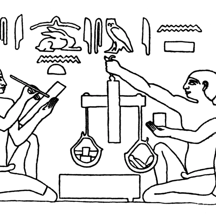 Древние египетские весы Fifth Dynasty Poster Print by Science Source (24x18) | Дом и сад