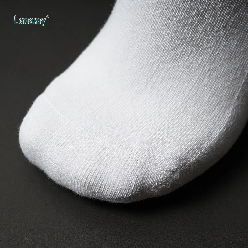 5 пар в упаковке Lunamy 2019 белые Компрессионные носки высокоэластичные мужские с
