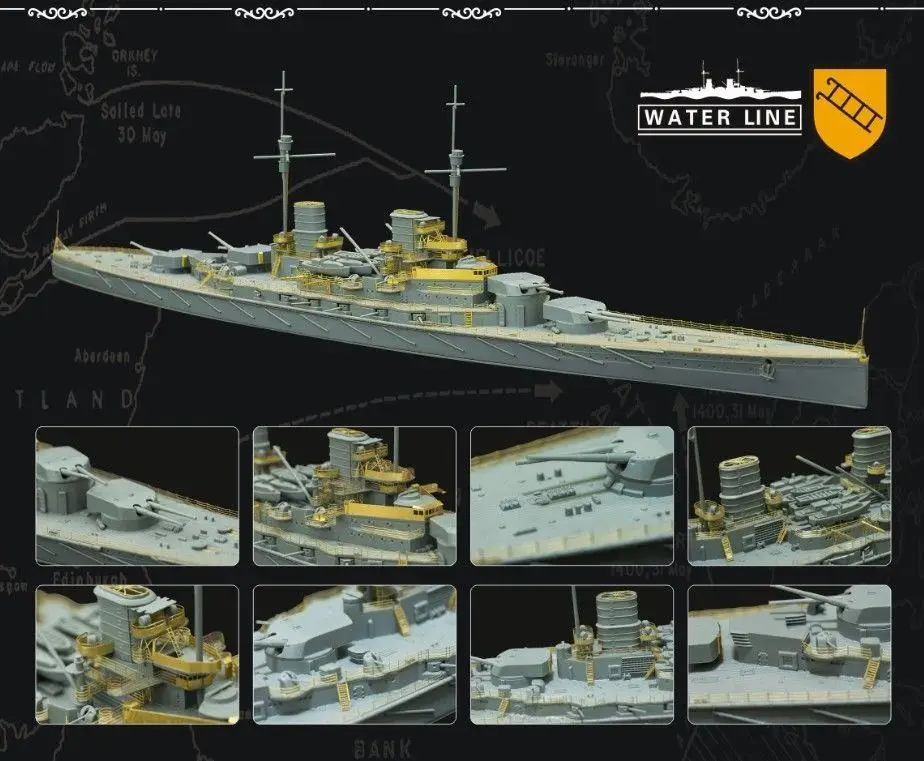 Flyhawk 1301S 1/700 немецкий Battlecruiser Lutzow (G 37 Grobes класс Torpedoboot)|Наборы для сборки моделей| |