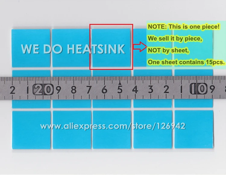 100 шт. термопроводящая клейкая лента 3M 8810 25x25 мм|thermal conductive|thermally conductive adhesiveconductive pads