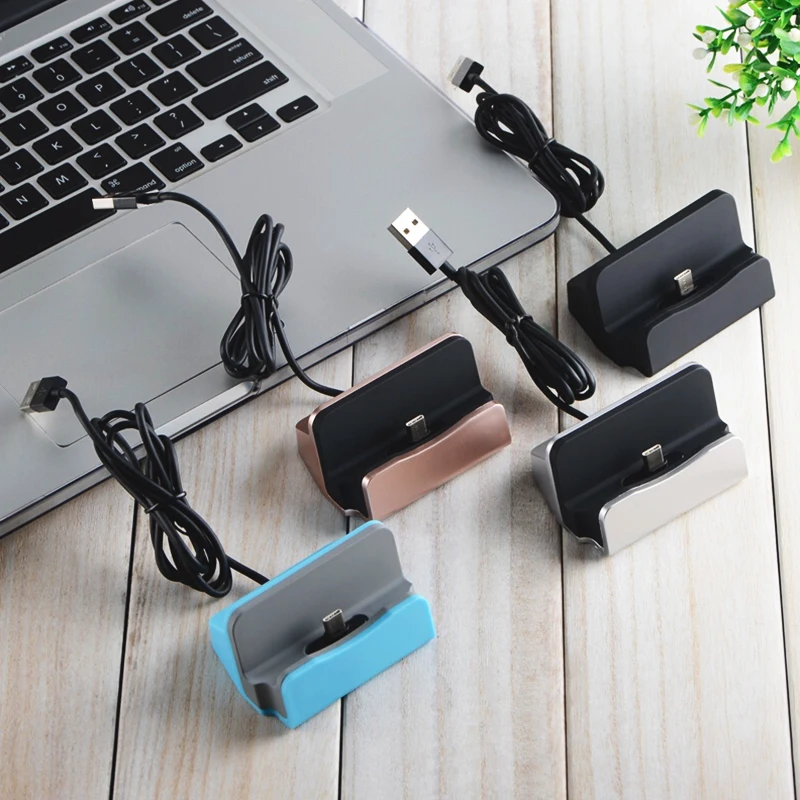 Зарядное устройство для мобильного телефона база Micro usb type C Синхронизация