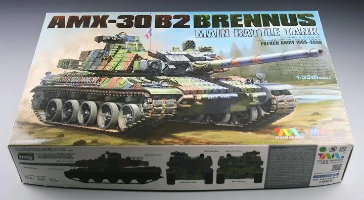 Тигровая модель 4604 1/35 французская Φ B2 Brennus MBT Tank AAA|Наборы для сборки моделей| |