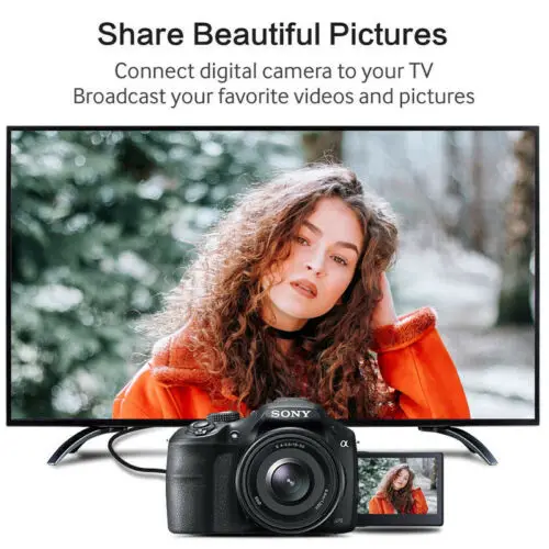 Высокоскоростной мини HDMI к кабель адаптер Mini Type C 4K планшет 1 м 5 3 | Электроника