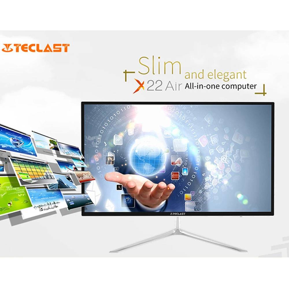 Teclast X22 Air 21 5 Дюймов все в одном ПК Настольная подсветка &quotFHD&quot экран DOS Intel Celeron J3160