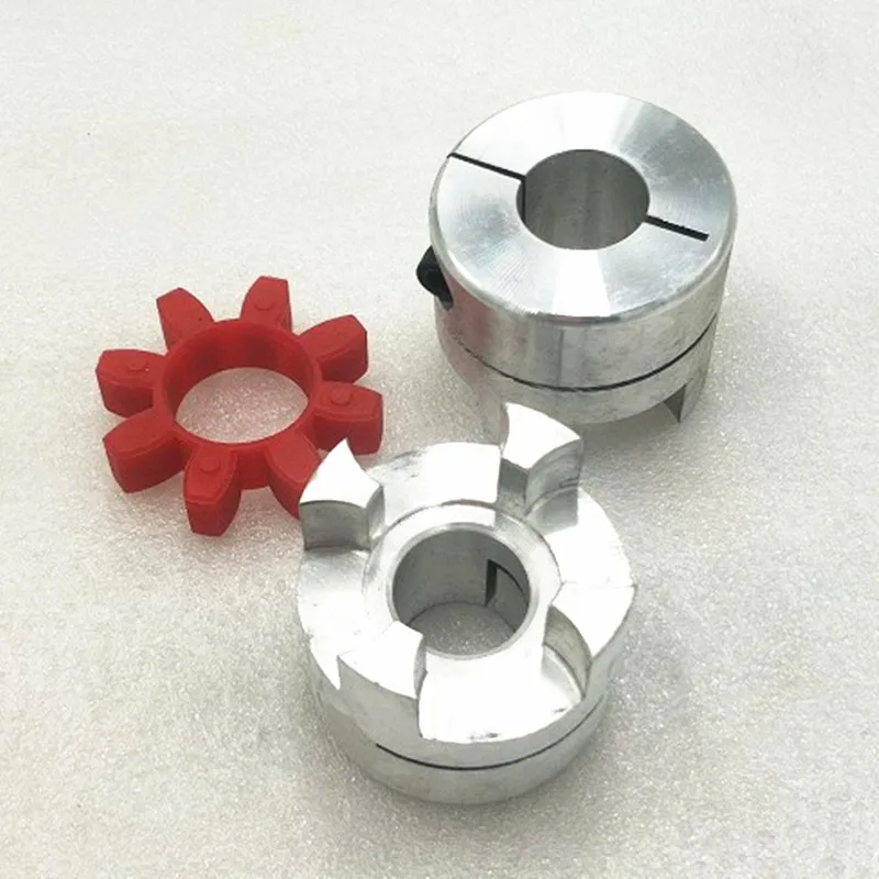 2 шт./лот CNC Гибкая муфта вала D55 l80 мм id17мм с keyway 5 и id24мм 6 (оба концевых