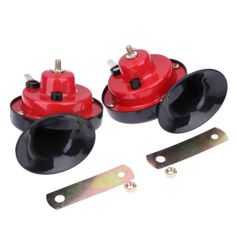Одна пара 12V120DB громкий автомобиль двойная брошь в форме улитки авто