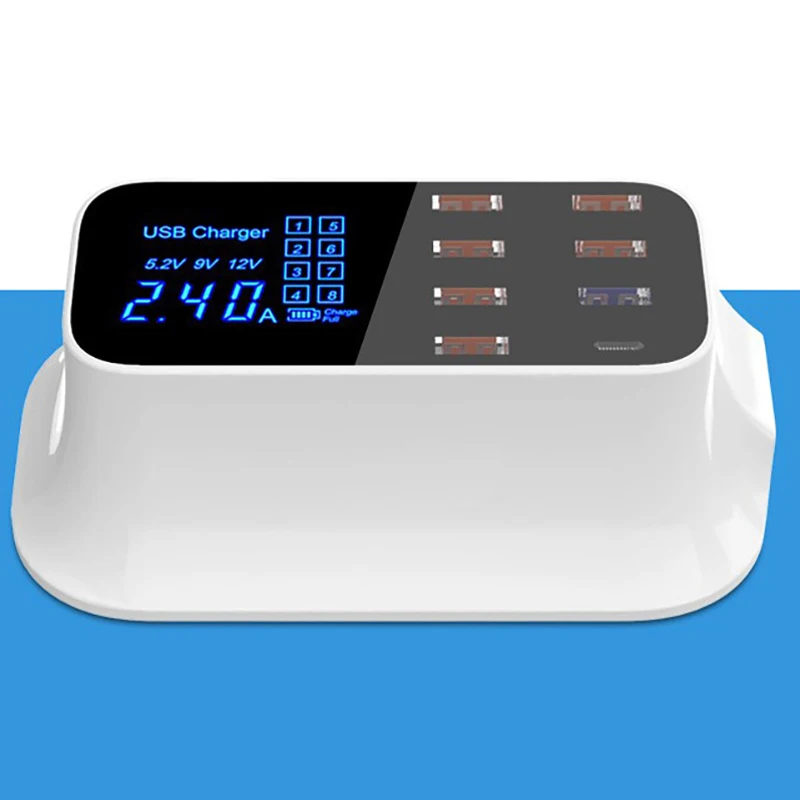Powstro Quick 3 0 Type C USB зарядное устройство концентратор светодиодный дисплей