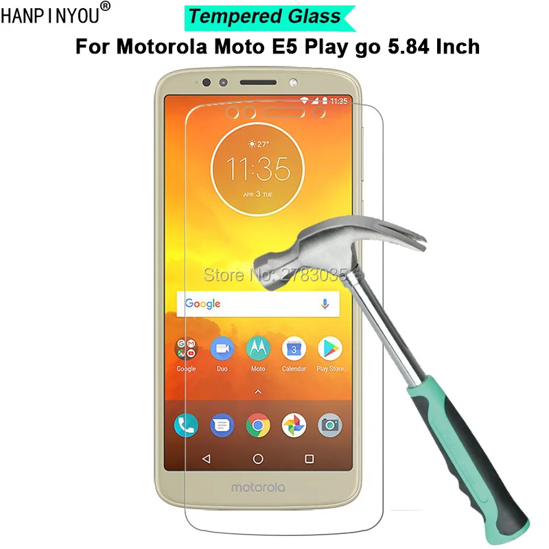 Для Motorola Moto E5 Play go 5 84 &quotновая твердость 9H 2.5D ультра-тонкая закаленная Защитная