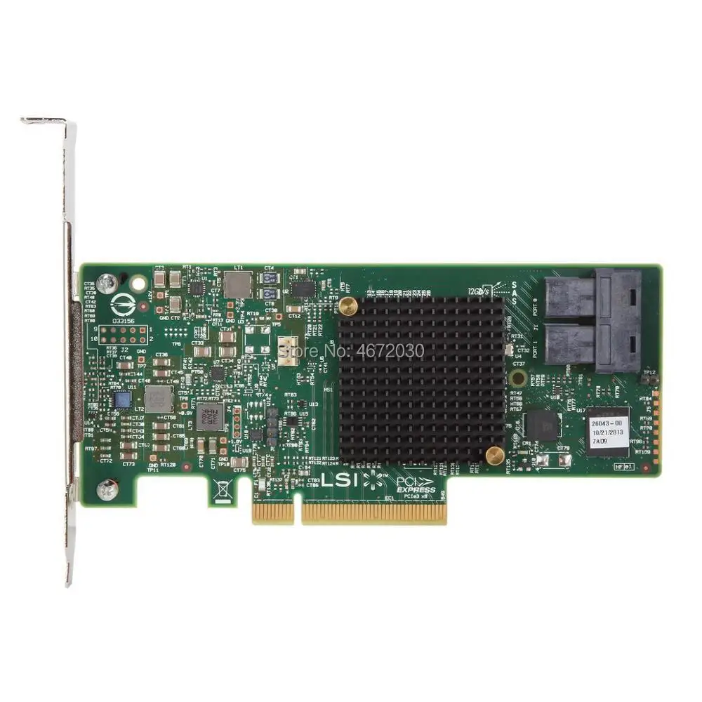 Новая карта контроллера Broadcom Avago LSI MEGARAID SAS 9341-8I/LSI 00407/ 8Port SATA/SAS PCI-E3.0 12 | Компьютеры и