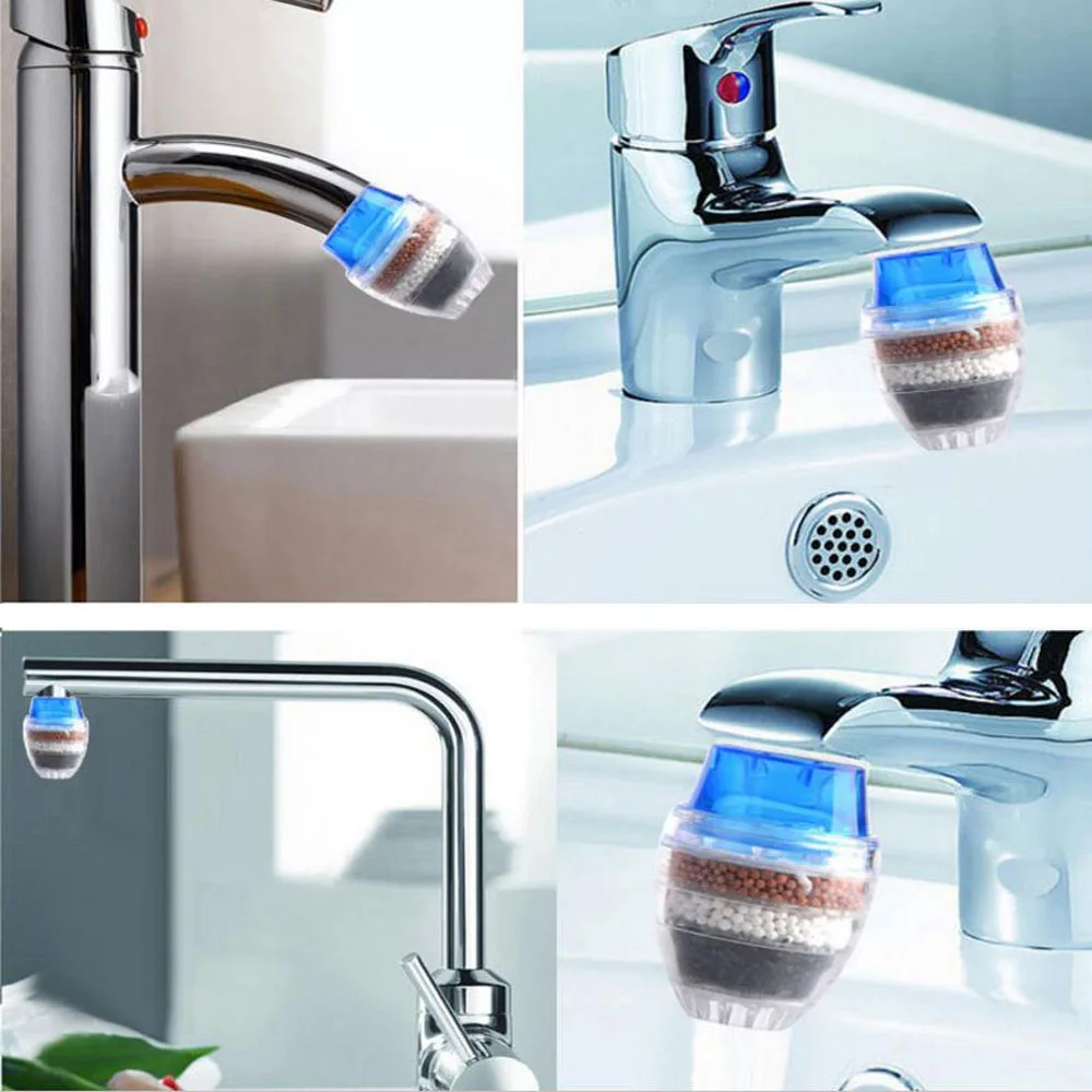 Carbon Kitchen Faucet Tap Water Clean Purifier Filter with Filtration Cartridge Home Accessories Random Color | Обустройство дома