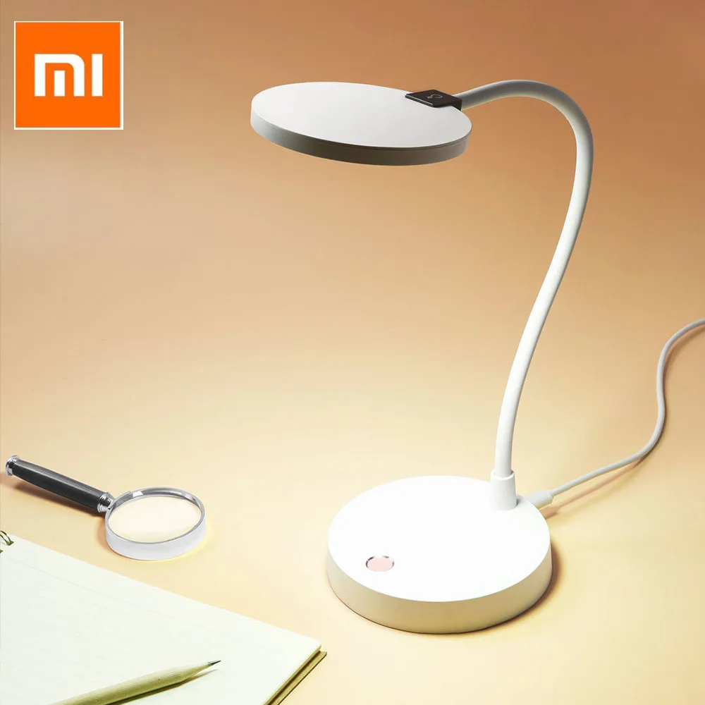 Умная Светодиодная настольная лампа Xiaomi Mijia COOWOO 100 240 В функция защиты глаз для