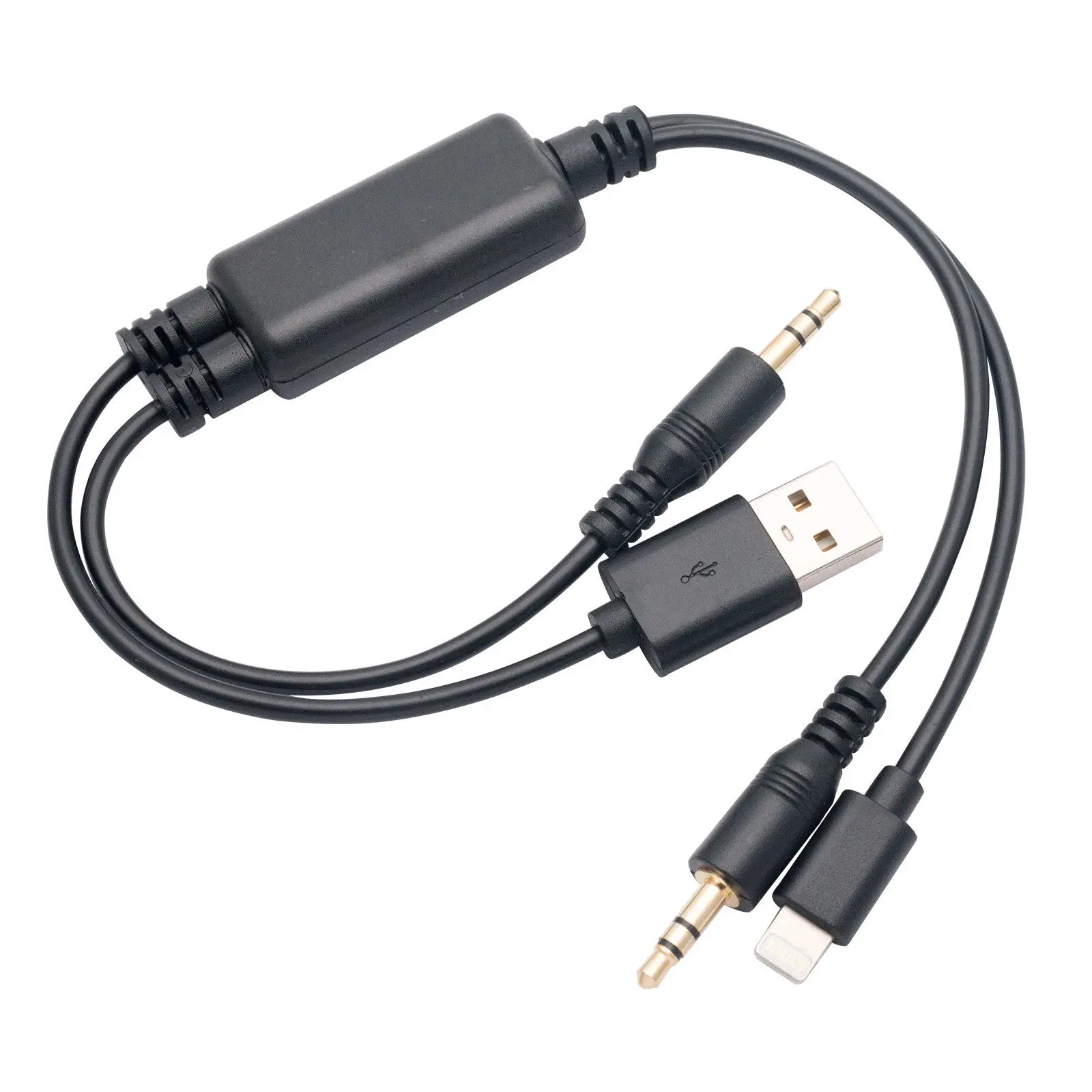 Новый брендовый USB адаптер для Кабеля AUX 35 см Y образный кабель
