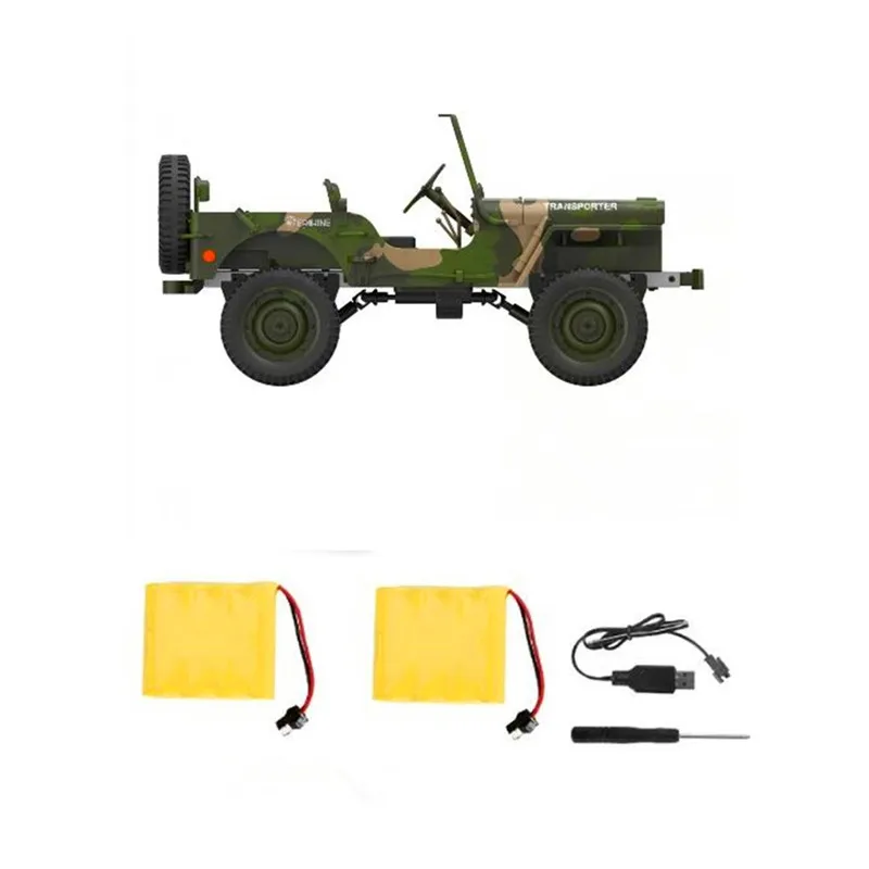 Предпродажа Eachine EC01 1/10 2 4G 4WD Rc автомобиль джедай транспортер камуфляж военный