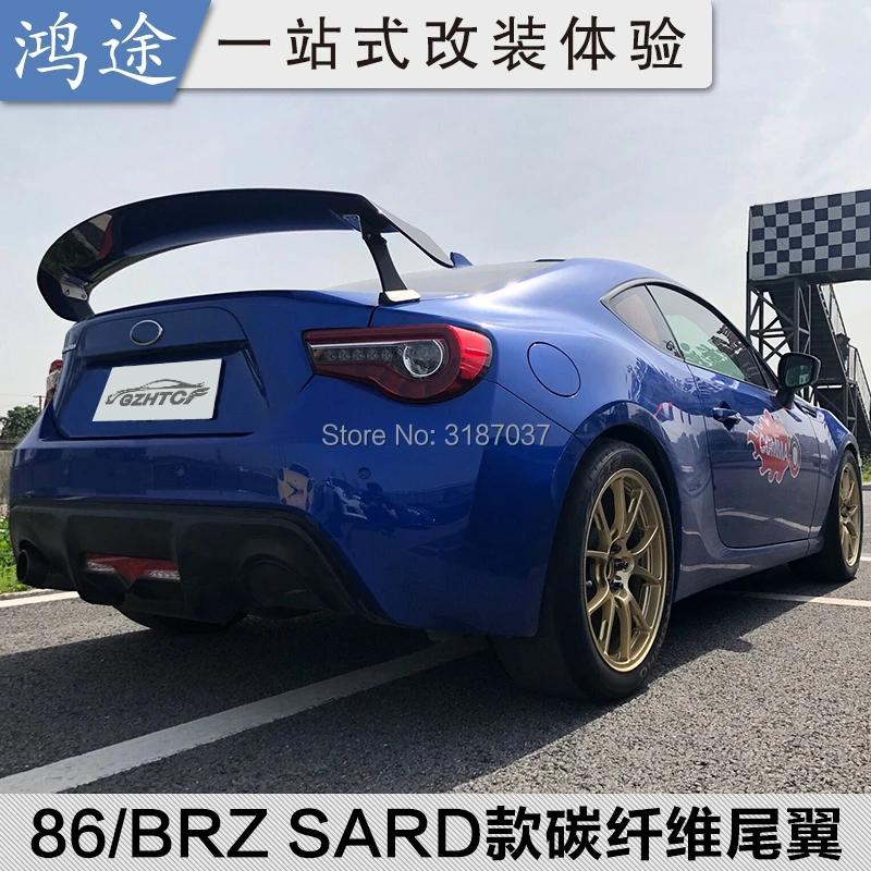 Для Toyota GT86 Subaru BRZ Scion FR-S 2012 -2017S SARD FRP + углеродное волокно Задняя Крышка багажника