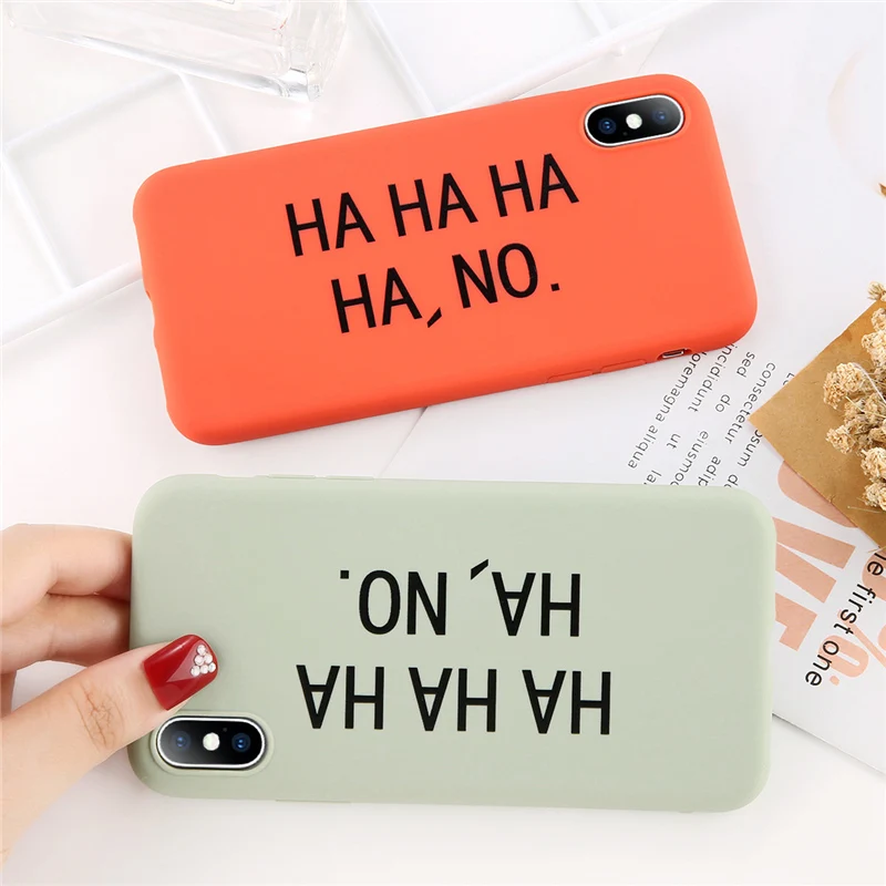 Lovebay Телефон чехол для iPhone 6 6s 7 8 Plus X XR XS Max Модный милый мультяшный буквенный HA без