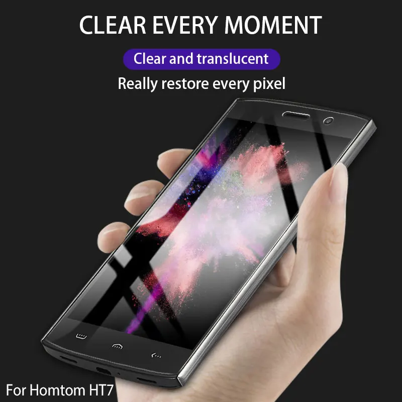 DyGod для Homtom HT17 HT7 закаленное стекло 5 дюймов Переднее Защитная пленка HT50 Замена