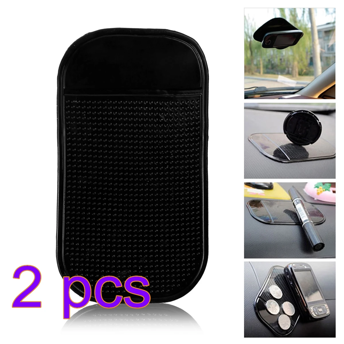 2 шт. автомобильный гаджет паук Противоскользящий коврик авто Интерьер приборной