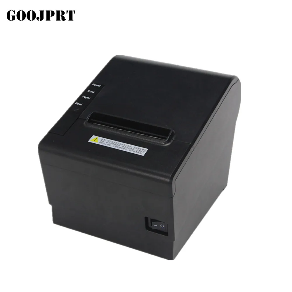 

Термопринтер для чеков 80 мм, автоматический чековый принтер для ресторанов, кухни, супермаркетов, USB + Ethernet + Wi-Fi Bluetooth