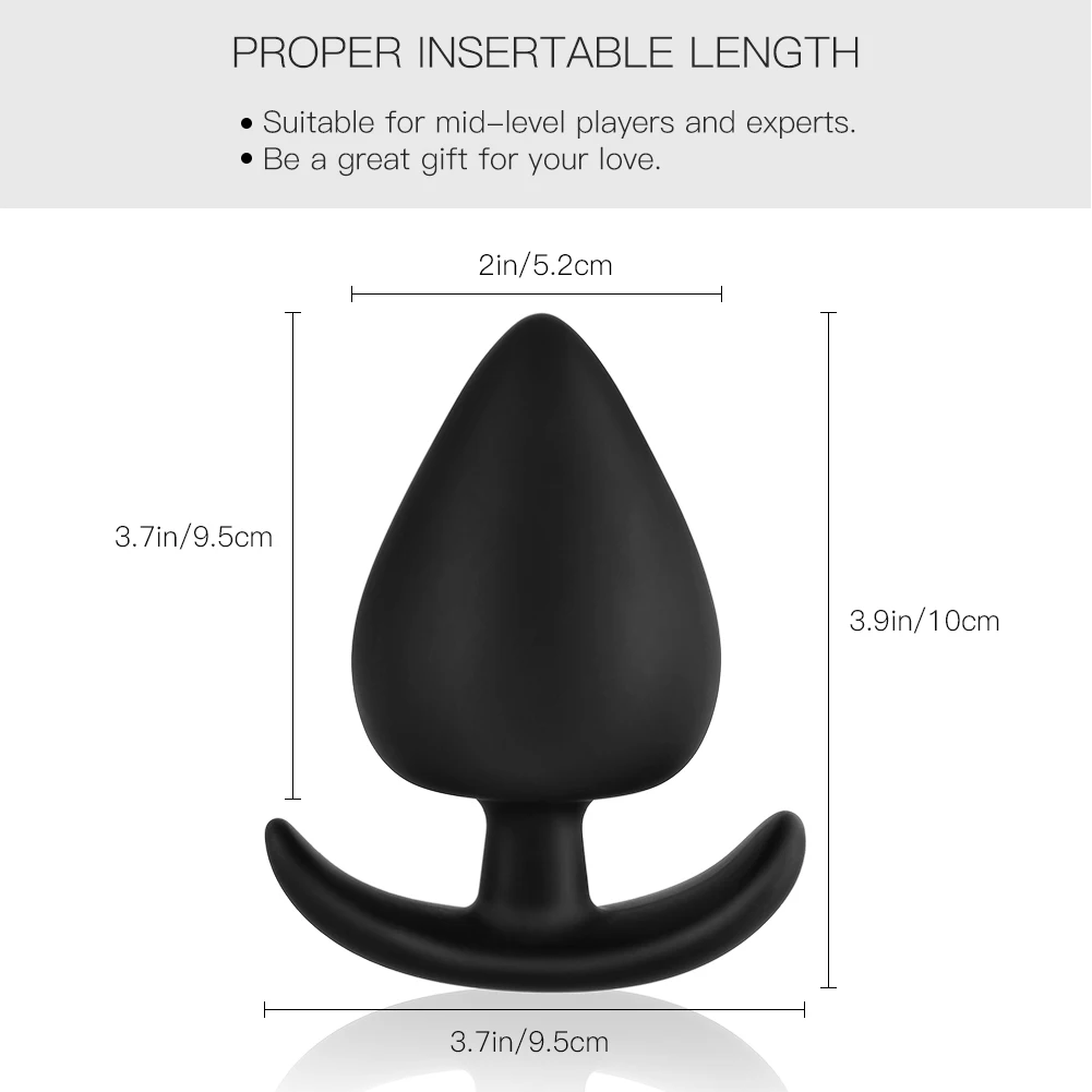 Utimi Anal Sex Toys Plug Medical Grade Butt for Relaxation Steel Ball Included |